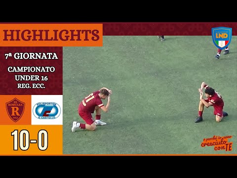 Romulea - G. Castello | HIGHLIGHTS VII giornata Under 16 Reg. Ecc.