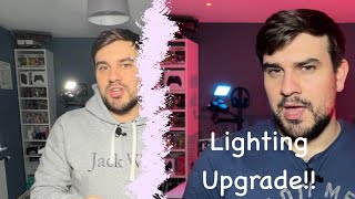 Office YouTube Studio Lighting Upgrade