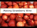 Making Strawberry Wine - Its Incredible!