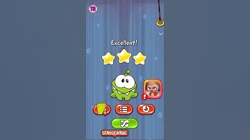 Cut the Rope Free Part 2 - 🎮3D GAMES All Levels  ( IOS & Android) #Mobilegame #gameplay #shorts