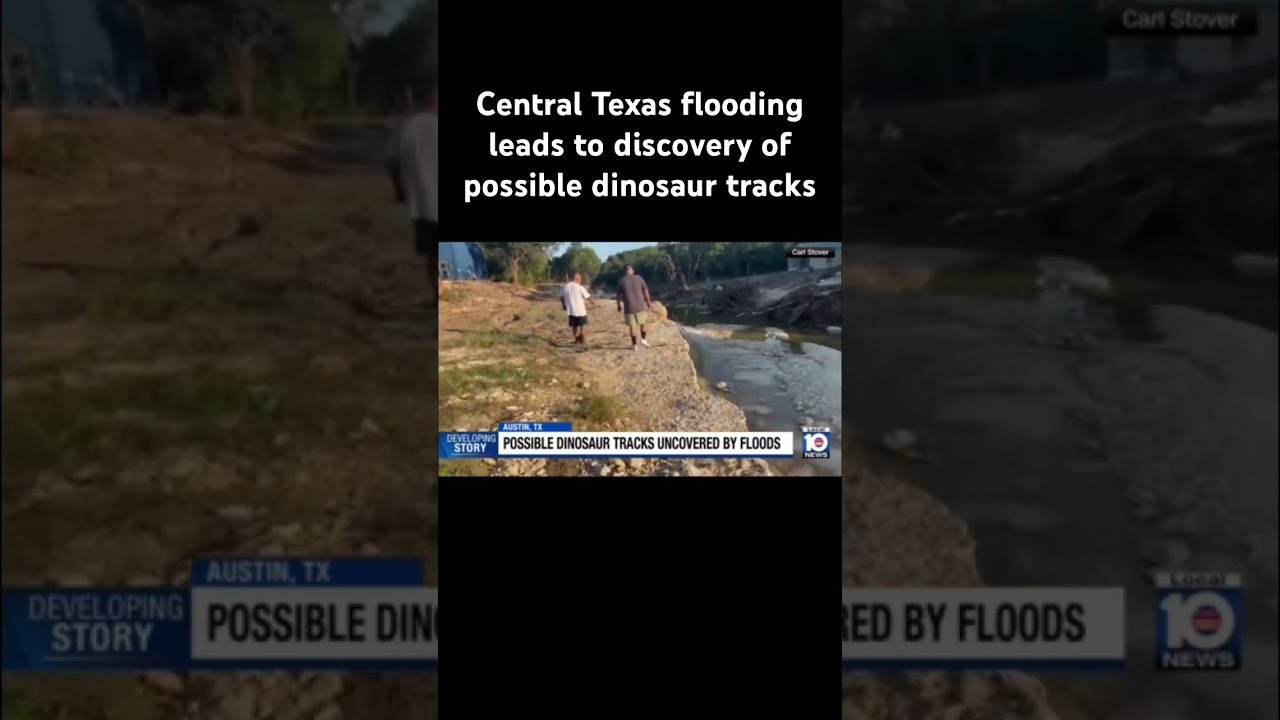 Central Texas Flooding Leads To Discovery Of Possible Dinosaur Tracks