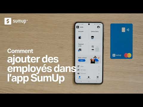 Comment configurer des profils employés sur l'application SumUp