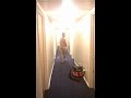 Naked teen walks down corridor in College / Uni Dorm