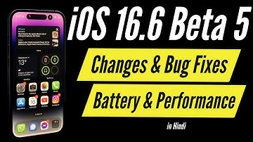 iOS 16.6 Beta 5 I Changes, Bug Fixes, Battery and Performance in Hindi I TechnoaddictsIndia