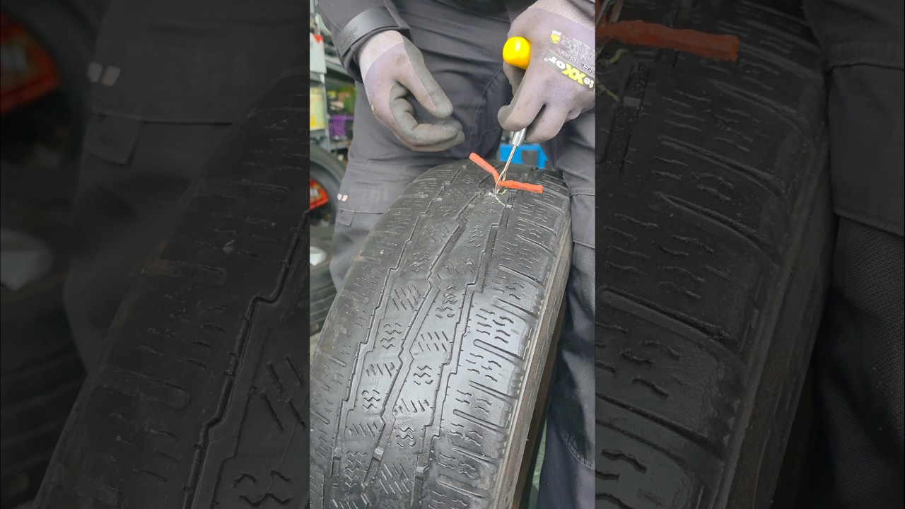 Easy Tyre Puncture Repair Kit with Demo – Fix Flats Fast 🚗🔧 #diyonlinegarage