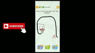 Draw 2 Save Stickman Puzzle New Update Level 252 How to put the ball into the basket?