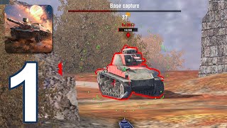 World of Tanks Blitz 3D Wa‪r - Gameplay Walkthrough Episode 1 - Tutorial (iOS, Android) screenshot 2