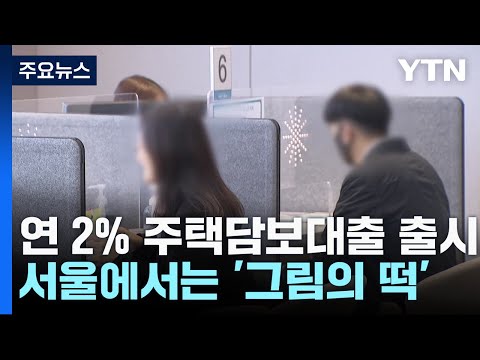 청년이면 2%대 주택담보대출...서울에선 그림의 떡 / YTN