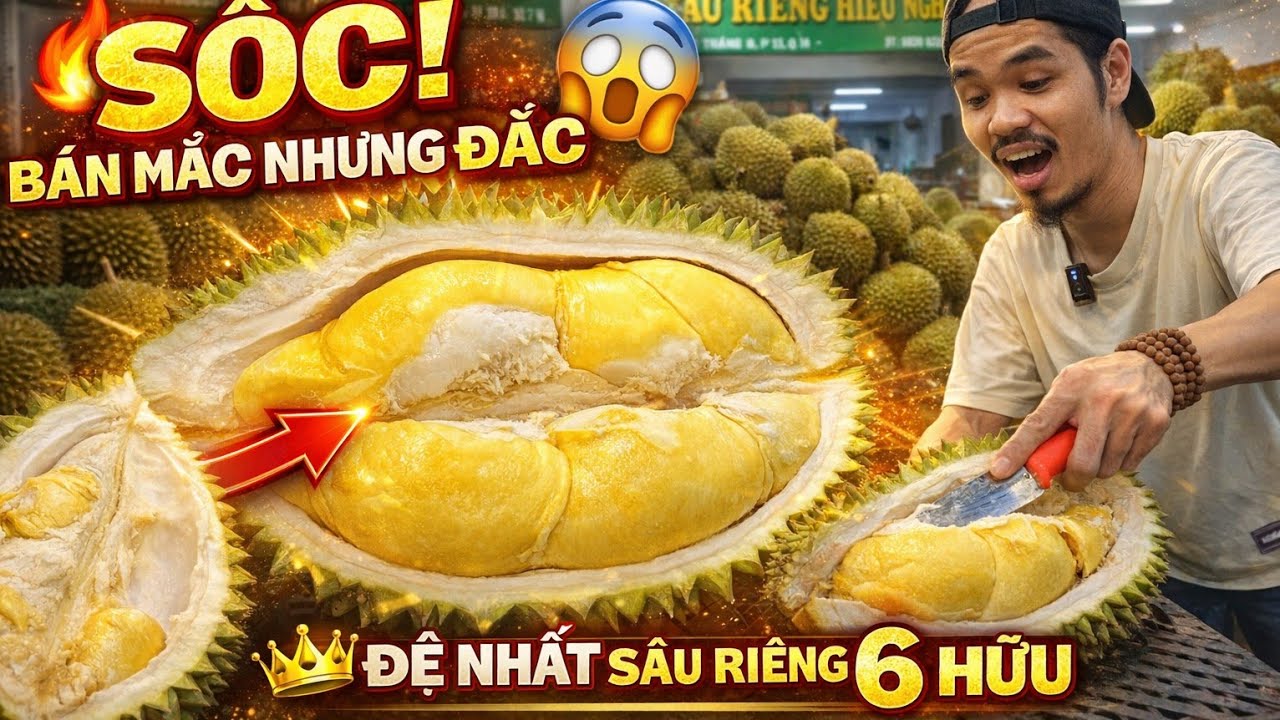Chấn đỗng !Sầu Riêng Hiếu NGHĨA bán mắc nhưng cũng bán đắc hơn các cửa hàng khác ở SÀI Gòn 