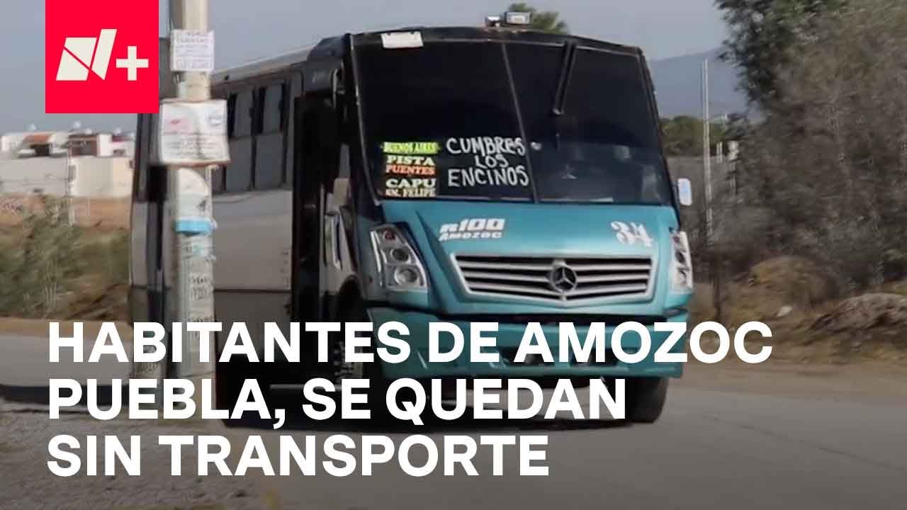 Transporte público en Amozoc, Puebla; pobladores sufren tras suspensión de ruta 100 - En Punto