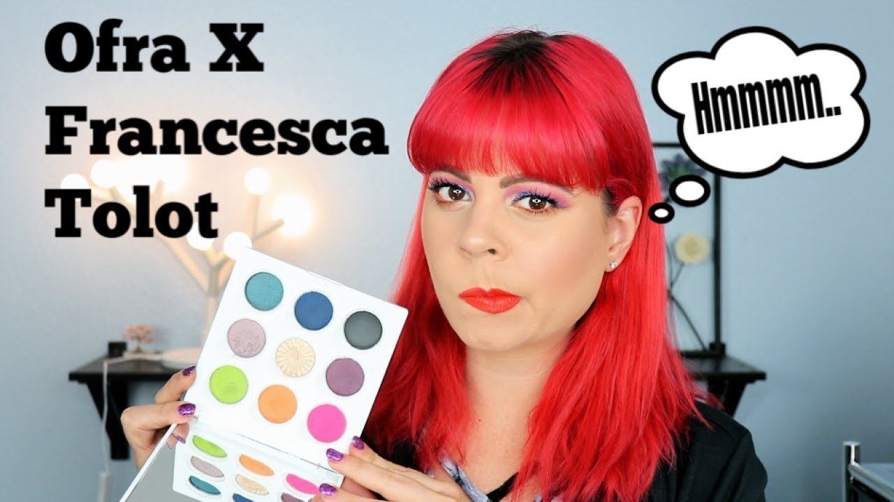 Ofra x Francesca Tolot eyeshadow Infinite palette review, swatches and tutorial