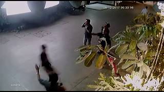 CCTV footage of Kamala Mill compound exit gate