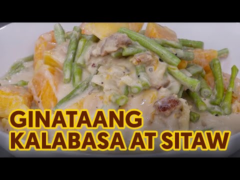 Ginataang Kalabasa at Sitaw