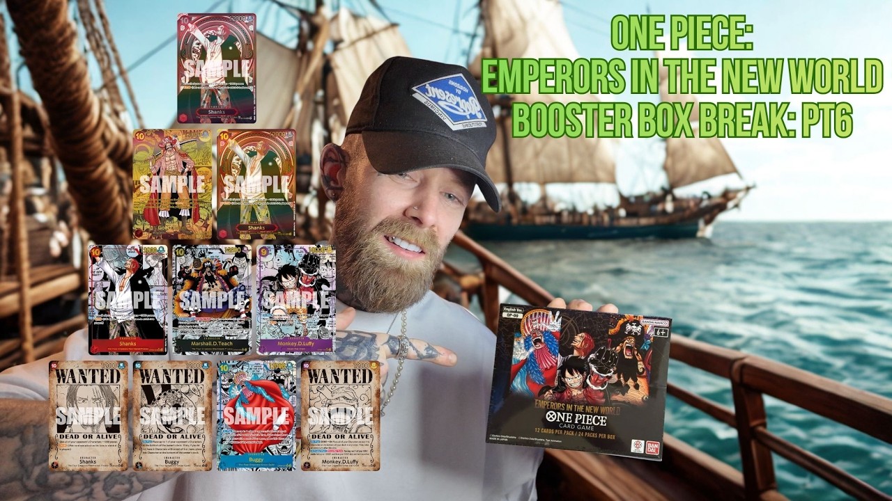 One Piece Emperors In The New World Booster Box Opening! Part 6