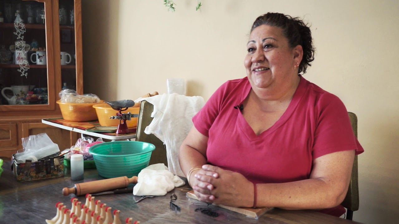 Producción de dulce de pepita. Malinaltenango, Estado de México