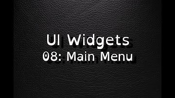 Unreal 5 Tutor: UI with Widgets 08: Main Menu