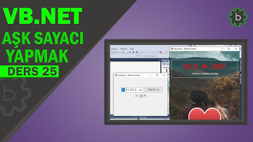 Visual Basic .Net - Aşk Sayacı Yapımı (VB.NET Projeleri)