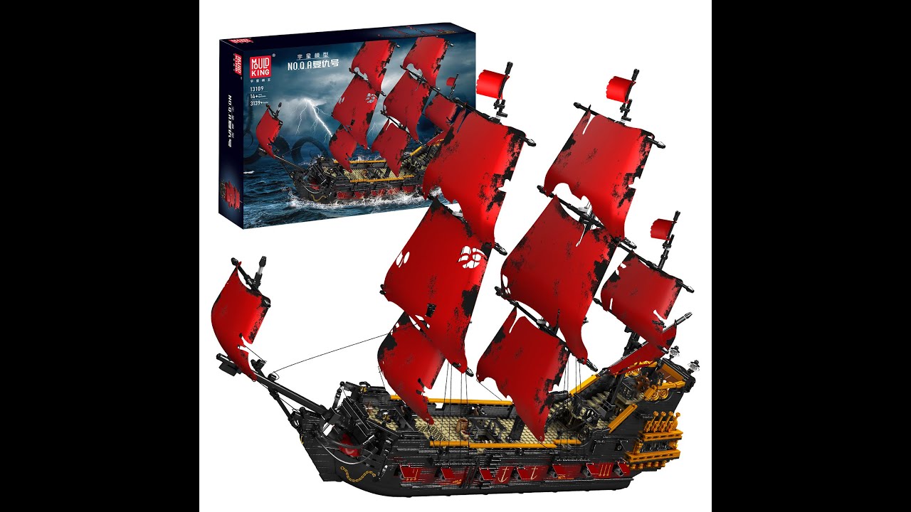 Mould king 13109 Pirates of the Caribbean Q.A Revenge pirate ship