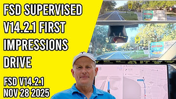FSD v14.2.1 - First Impressions Drive in the 2026 AI4 Model Y