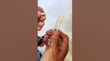 Round hole to hexagonal hole tool, reaming hexagonal hole effect show