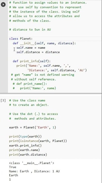 What is Self and Init When Creating an Object in Python? #python # ...