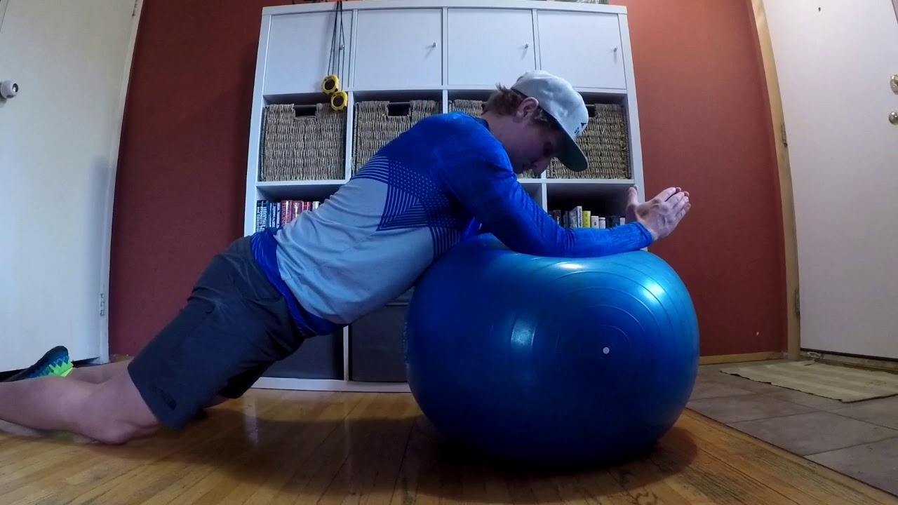 Triathlon Strength: Swiss Ball Rollout - YouTube