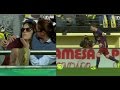 messi hits a woman from villarreal fans by the ball