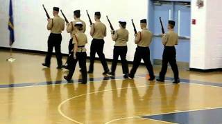 Sullivan East High School N.J.R.O.T.C. armed squad at UCHS drill competition 2010