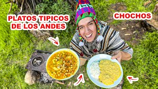 Preparo 2 platos típicos de los andes, una RICA SOPA y SEGUNDO de CHOCHOS | Jordy Aventurero