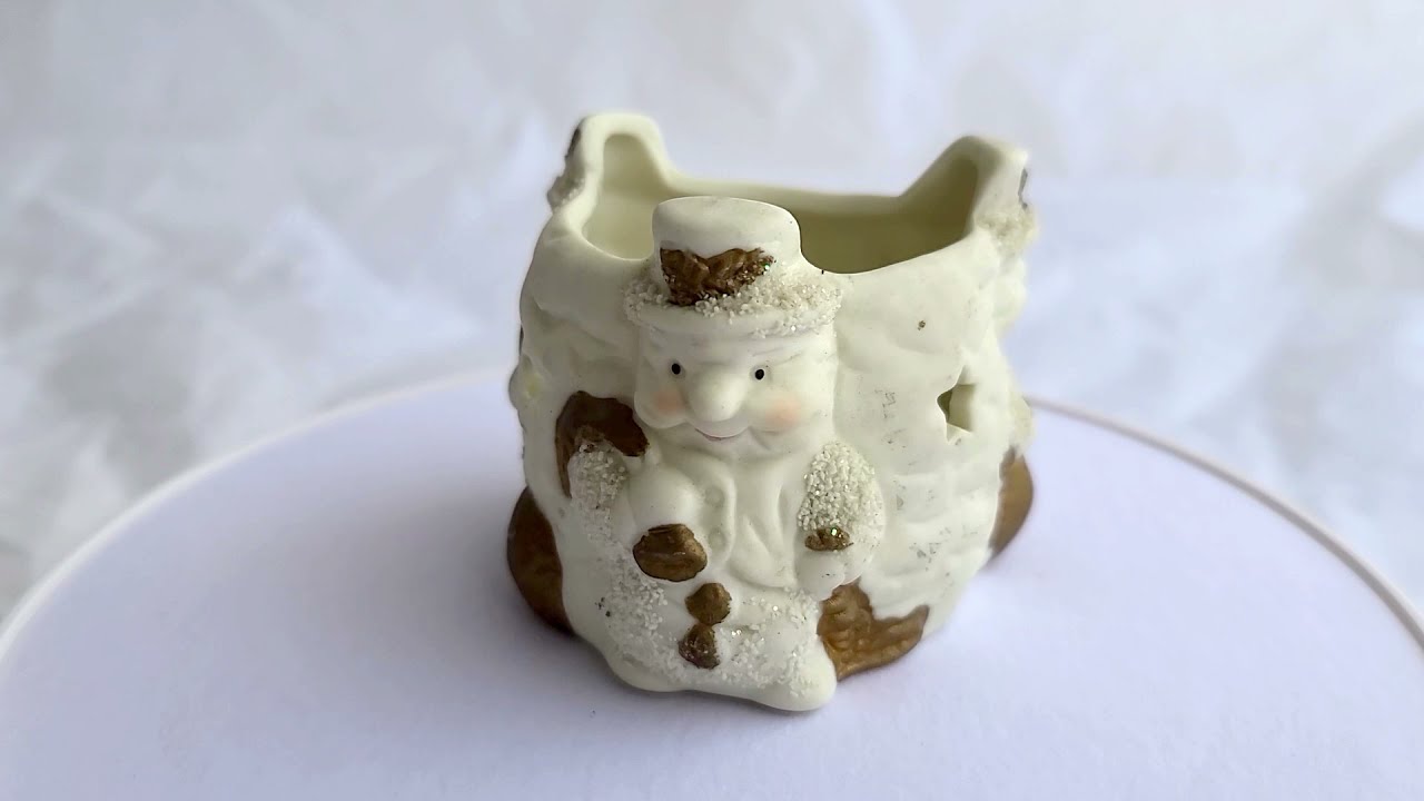 Snowman Candle Holder For Sale on eBay