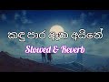 කඳු පාර ඈත අයිනේ | Kandu Para Etha Aine (Slowed+Reverb)