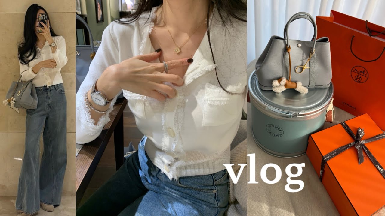 vlog_ 에르메스 가든파티30 워크인 성공 언박싱🧡 롤렉스 오이스터 퍼페츄얼 터콰이즈 실물영접🩵 프라다·반클리프 쇼핑day / 유니클로 신상