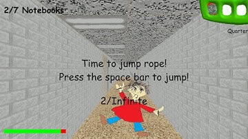 Playtime Jump Rope INFINITE??? - Baldi Basic SUPER FAST Edition