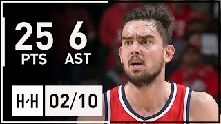 Tomas Satoransky Full Highlights Wizards vs Bulls (2018.02.10) - Career-HIGH 25 Pts, 6 Assists!