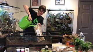 How to setup a Bioactive African Fat Tail Gecko Terrarium  Self Cleaning and Maintaining