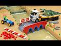 DIY Mini Truck Builds Strong Cement Bridge | Creative Engineering Construction Project