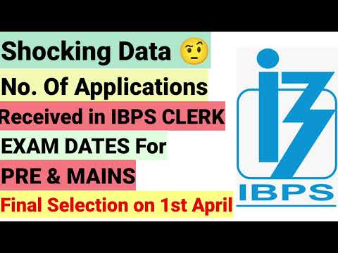 IBPS CLERK No of forms received in 2022 ||in 2021 ||Exam Date|final Day #ibps #ibpsclerk