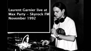 Laurent Garnier @ Max Party Skyrock Radio November 1992