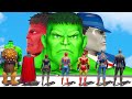 Spider Man & Iron Man & Hulk VS Hulk Army - Mr Fixit & Hulk 2099 & Hulk Gladiator World War Hulk