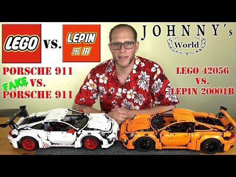 Lego® 42056 Porsche 911 vs Lepin 20001B Porsche 911 - ein direkter Vergleich Review in Deutsch