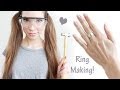 HOW TO MAKE A HAMMERED STERLING SILVER RING