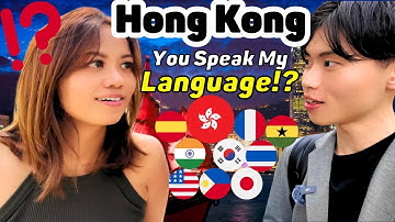 EVERYONE in Hong Kong Is SHOCKED When I Speak Their Language!