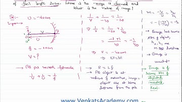 Concave Mirror Image when Object at Radius of Curvature in Ray Optics for IIT-JEE and NEET Physics