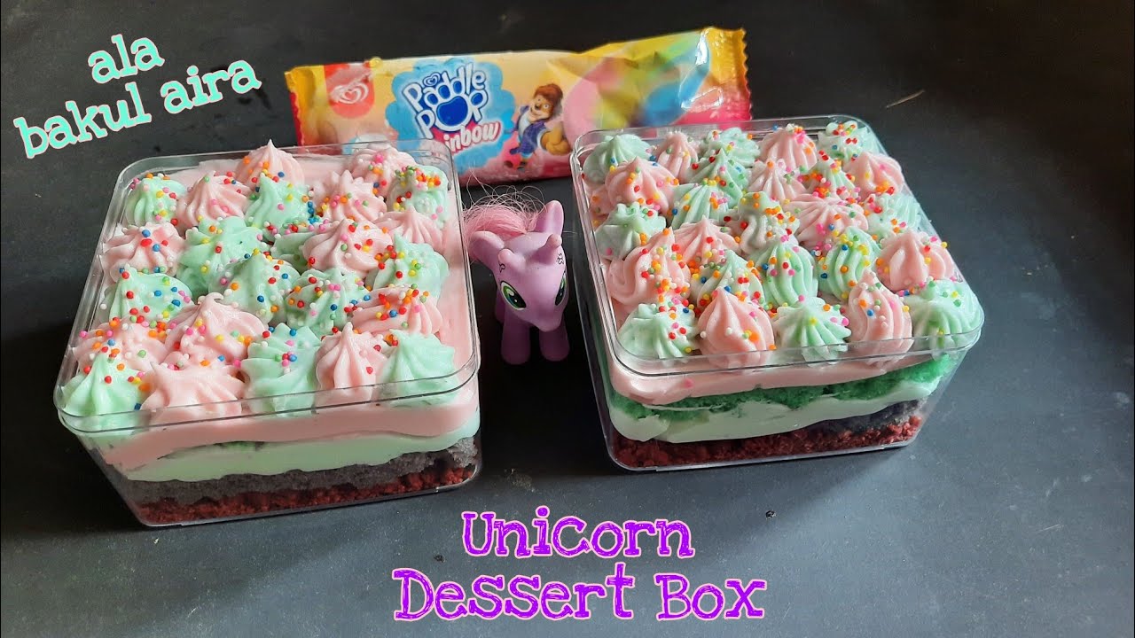 Unicorn Dessert Box Bittersweet By Najla Ala Bakul Aira Youtube