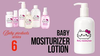 DIY baby lotion moisturizer for newborns and kids- baby product series