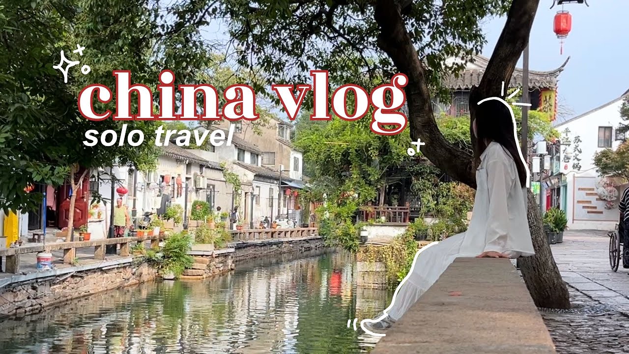china vlog 🏮3 days in suzhou & hangzhou, solo travel, local spots, crab roe noodles, west lake