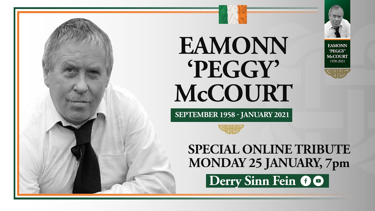 Remembering Eamonn 'Peggy' McCourt YouTube