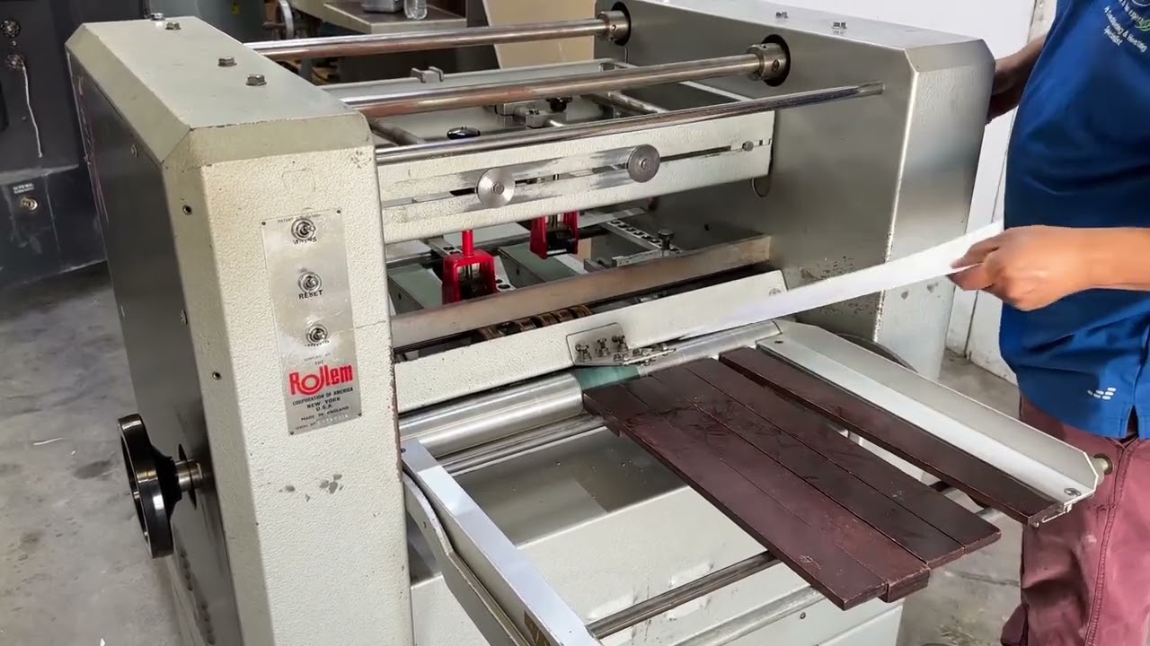 Rollem Perf/Slit/Score Numbering Machine