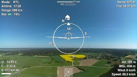 Opterra with affdrone on a local test flight