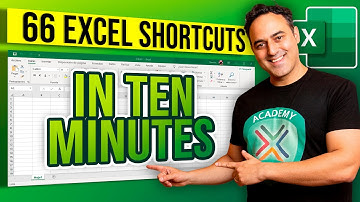66 Microsoft Excel Keyboard Shortcuts in Ten Minutes